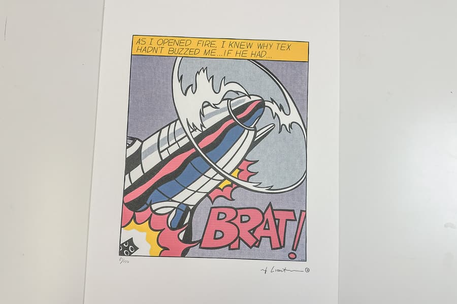 Lithografie nach Roy Liechtenstein, limitiert